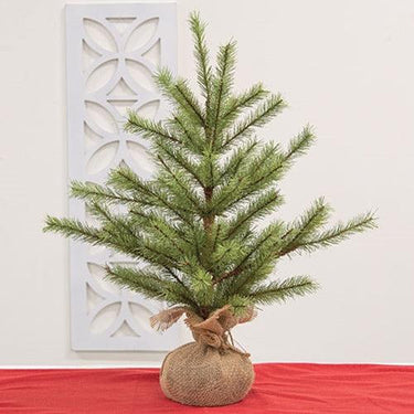 Bristle Country Pine Tree in Burlap Base 24 - The Fox Decor